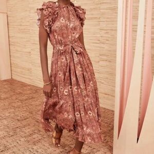 ULLA JOHNSON Virginia Midi Dress